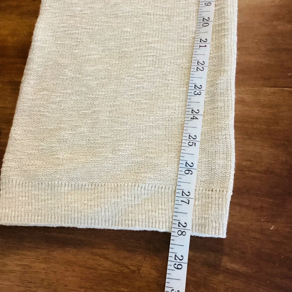 Free People Beach Malibu Set Oatmeal Knit Sweater & Wide Leg Pants in XS - Picture 8 of 11